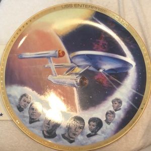 Star Trek collectors plate